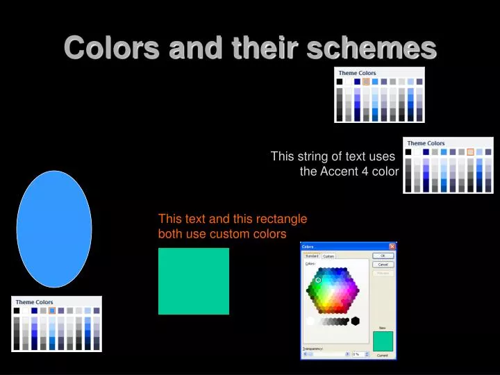colors and their schemes