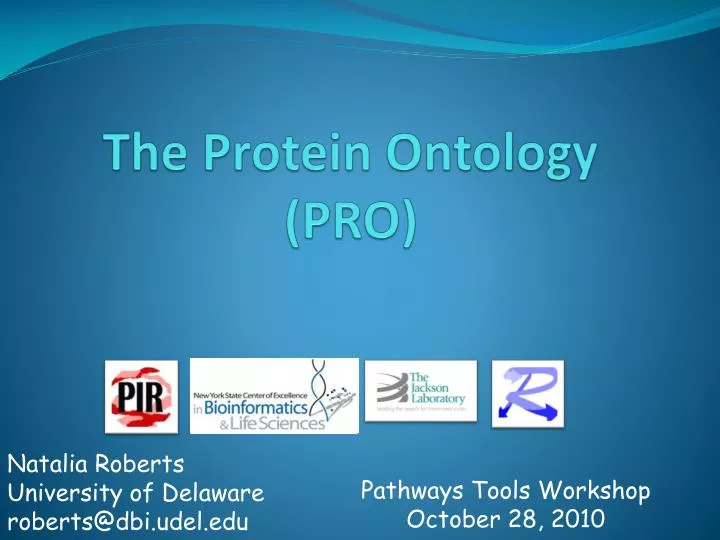 the protein ontology pro