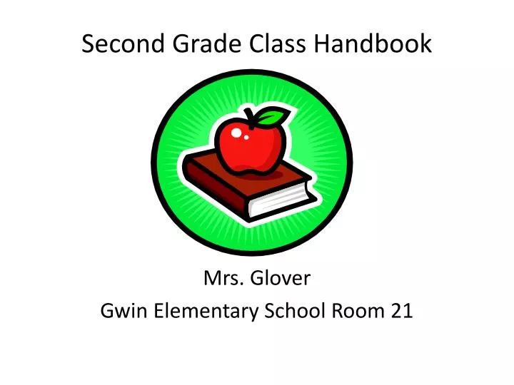 second grade class handbook