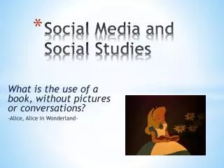 Social Media and Social Studies