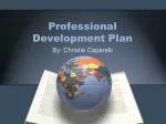 Professional Development Plan - slide 1