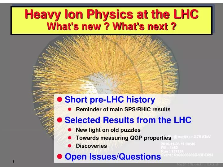 heavy ion physics at the lhc what s new what s next