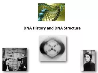 DNA History and DNA Structure