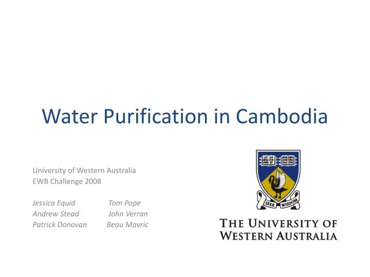 water purification in cambodia