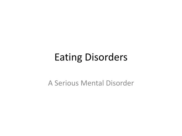 eating disorders