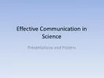 Effective Communication in Science - slide 1