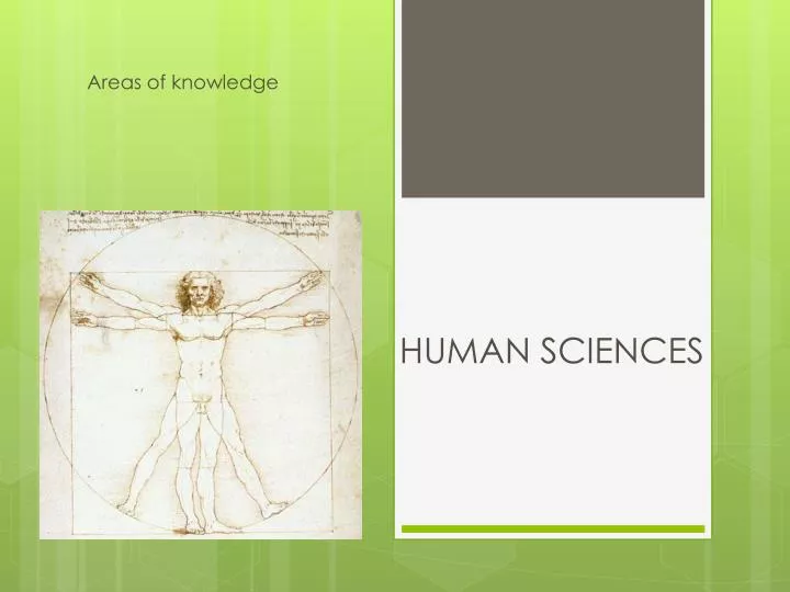 human sciences