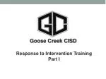 Goose Creek CISD - slide 1