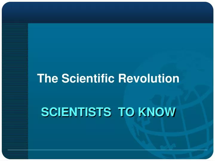 scientists to know