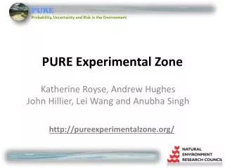 PURE Experimental Zone