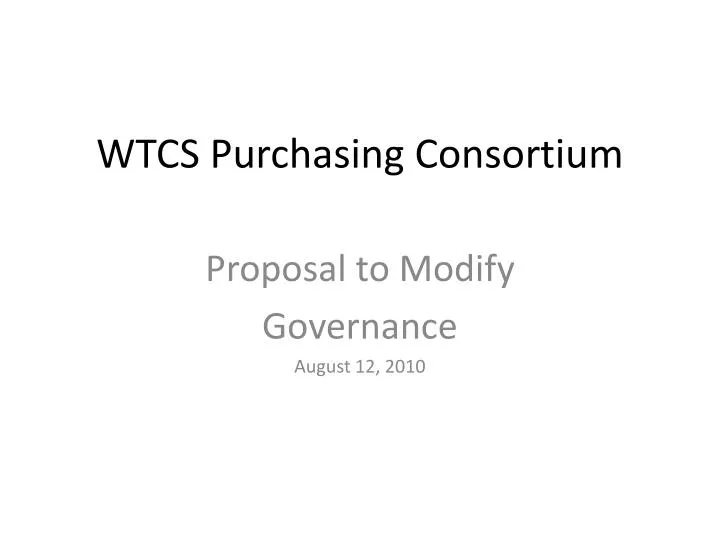 wtcs purchasing consortium
