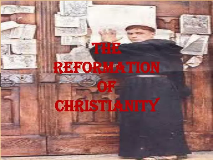 the reformation of christianity