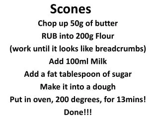 Scones