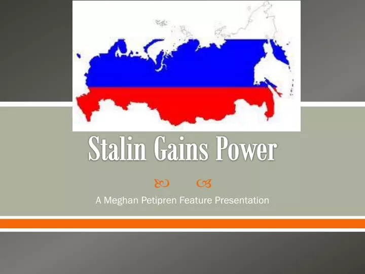 stalin gains power