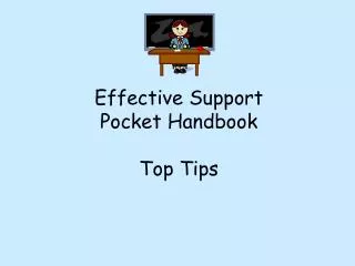 Effective Support Pocket Handbook Top Tips
