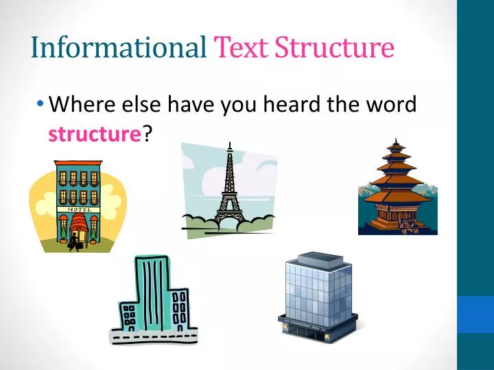 informational text structure