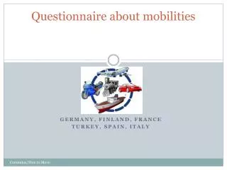 Questionnaire about mobilities