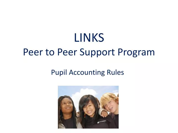 links peer to peer support program