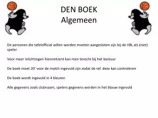 den boek algemeen