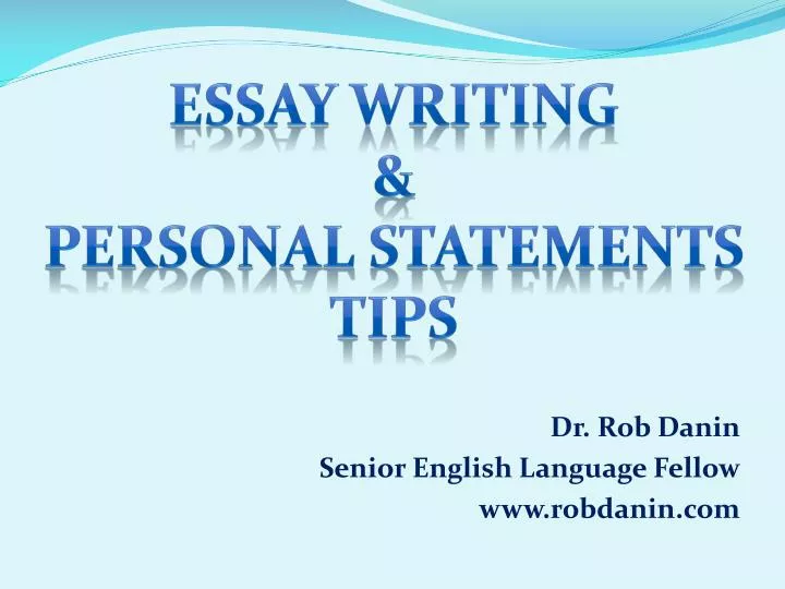 dr rob danin senior english language fellow www robdanin com