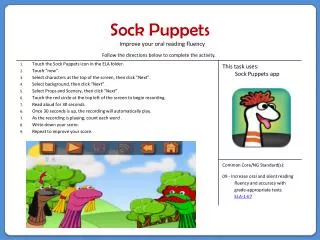 sock puppets