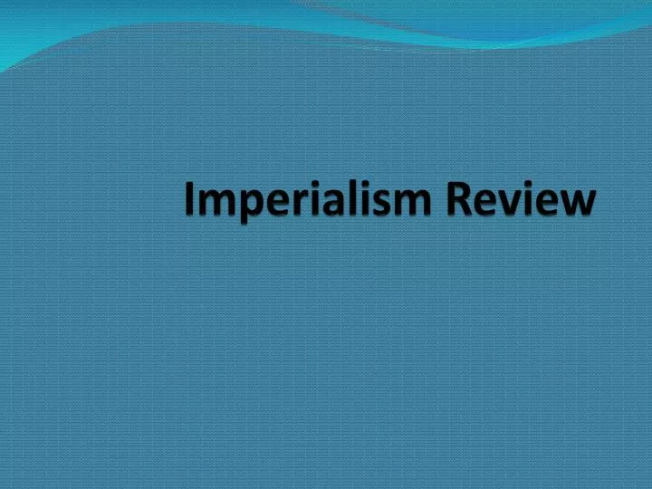 imperialism review