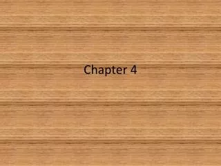 Chapter 4