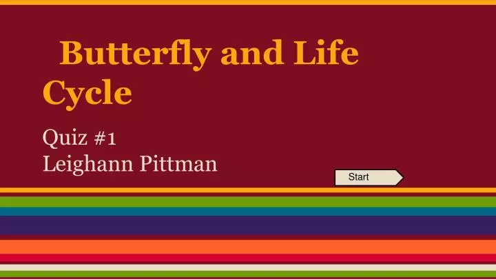 butterfly and life cycle