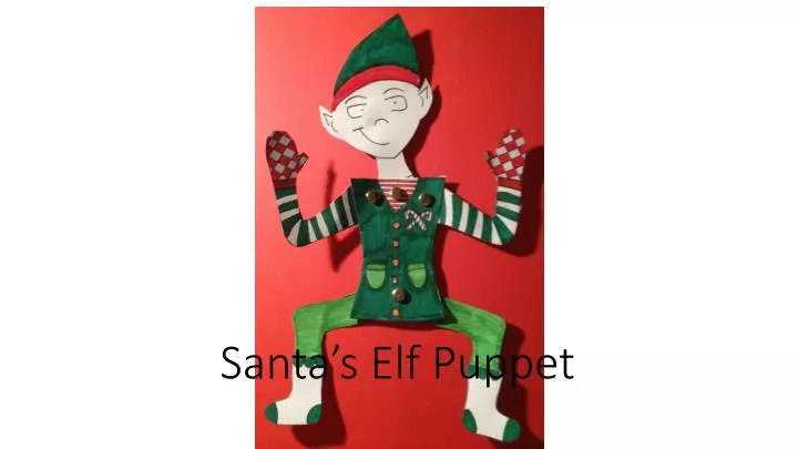 santa s elf puppet