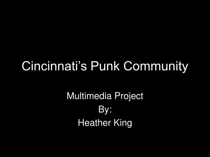 cincinnati s punk community