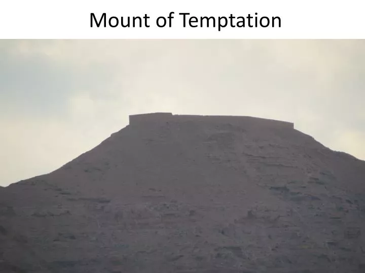 mount of temptation