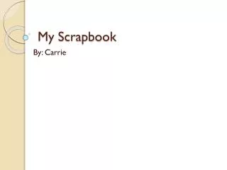 My Scrapbook