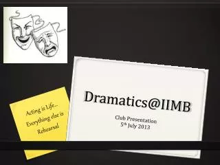 Dramatics@IIMB