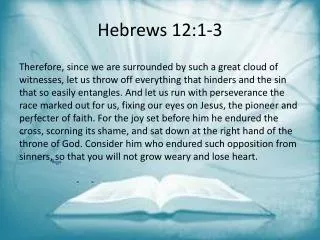 hebrews 12 1 3