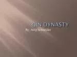 Qin dynasty - slide 1