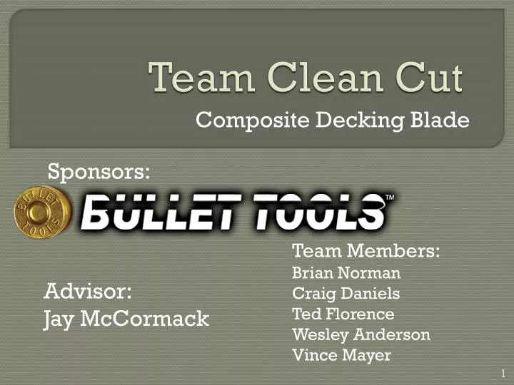 team clean cut