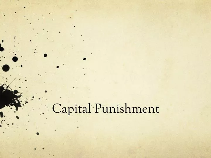 capital punishment