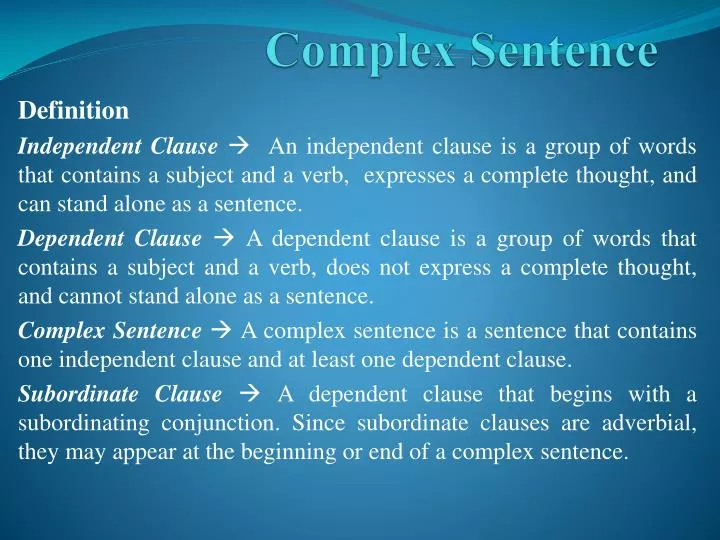 Compound-Complex Sentence: Definition and Examples