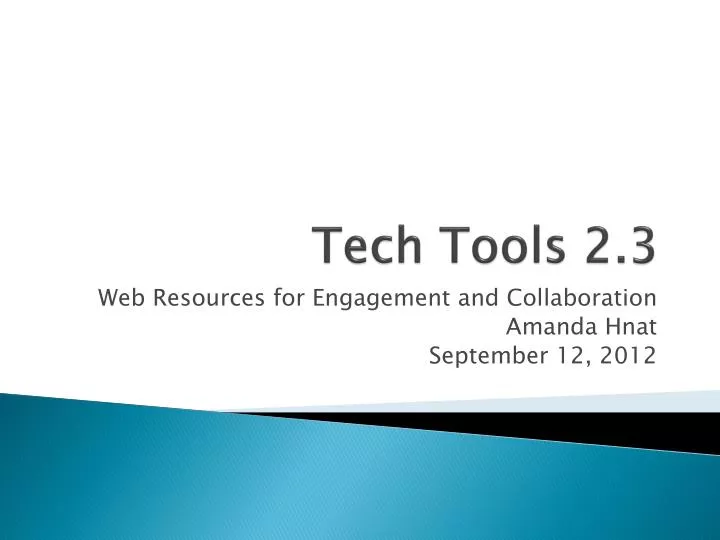 tech tools 2 3