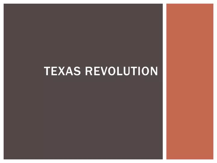 texas revolution