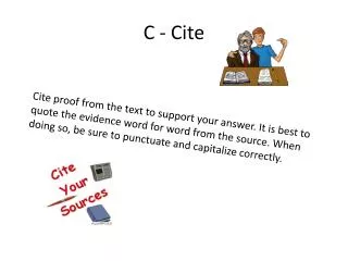 C - Cite