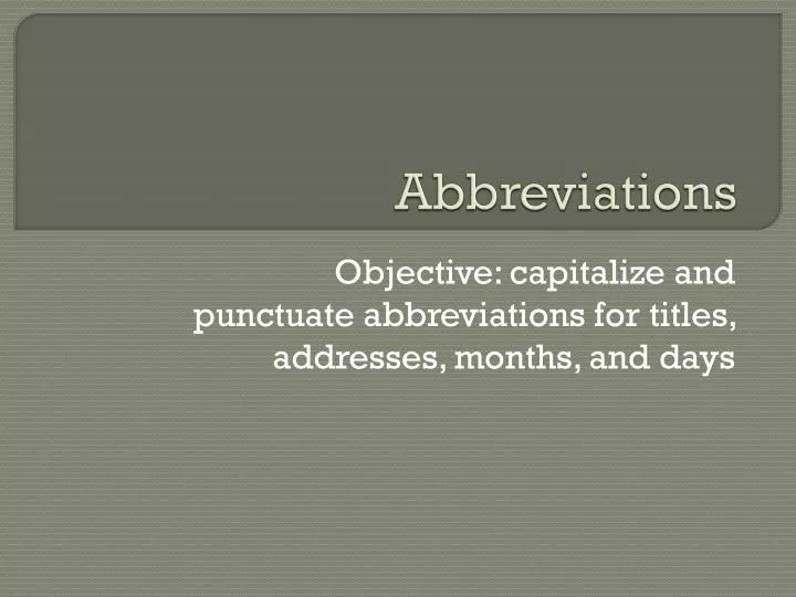 PPT - Texting Abbreviations PowerPoint Presentation, free download -  ID:4383926