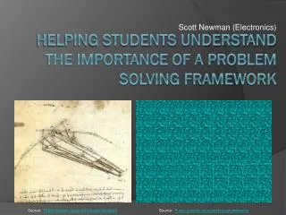 Helping Students Understand the Importance of a Problem Solving Framework