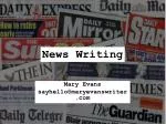 News Writing - slide 1