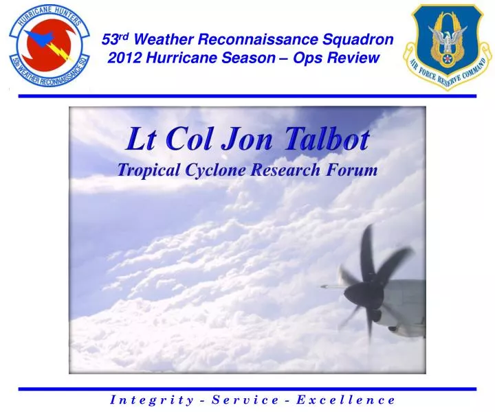 53 rd weather reconnaissance squadron 2012 hurricane season ops review