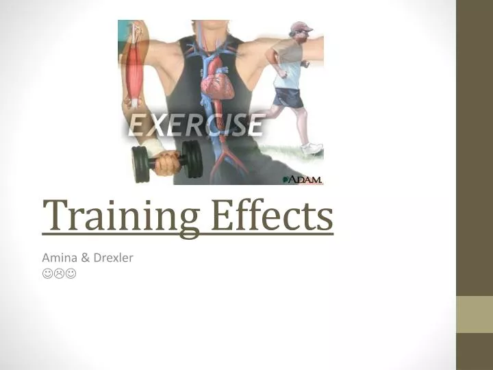 training effects