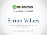 Scrum Values - slide 1