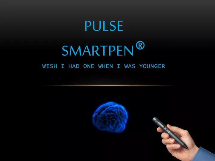 pulse smartpen wish i had one when i was younger