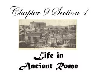 Chapter 9 Section 1