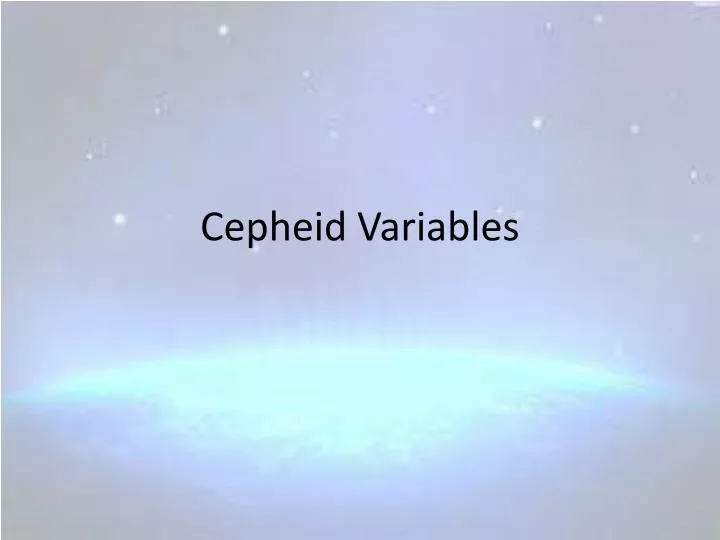 cepheid variables